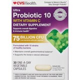 CVS Health Probiotic 10 with Vitamin C, 30 CT, thumbnail image 1 of 6