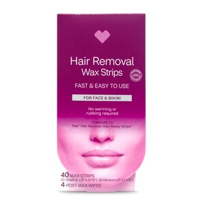 Customer Reviews: CVS Health Ready-to-Use Hair Removal Wax Strips For Face  & Bikini, 40 CT - CVS Pharmacy