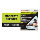 CVS Health Wrist Deluxe Compression Support, thumbnail image 1 of 10