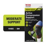 CVS Health Active Compression Knee Support, thumbnail image 1 of 9
