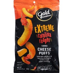 Gold Emblem Extreme Carolina Reaper Cheese Puffs (flavored), 2.5 Oz , CVS