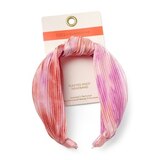 GSQ by GLAMSQUAD Pleated Knot Headband, thumbnail image 1 of 4