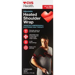 Customer Reviews: CVS Health Adjustable Heated Shoulder Wrap - CVS Pharmacy