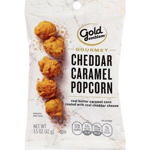 Gold Emblem Gourmet Cheddar Caramel Popcorn, 1.5 Oz , CVS