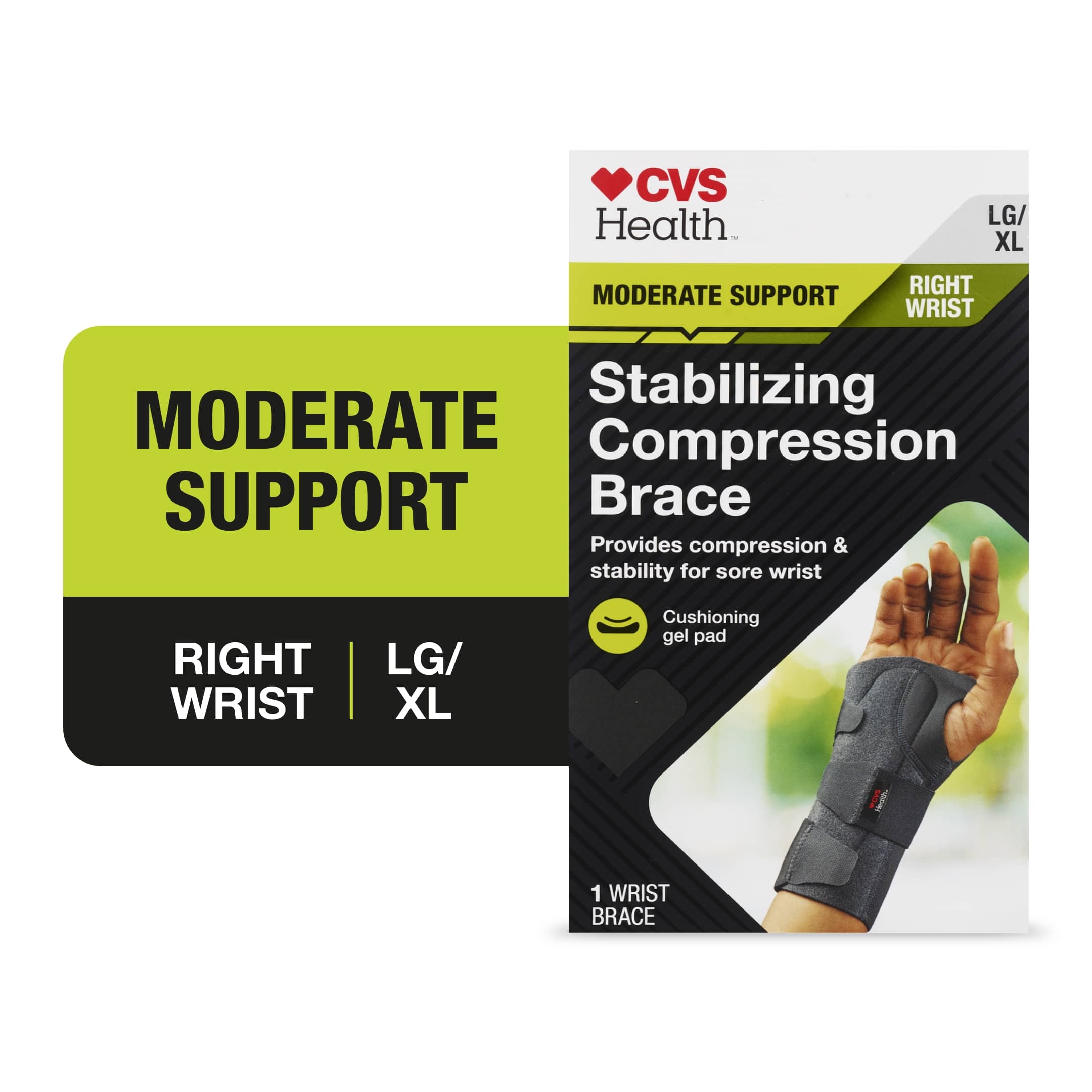 CVS Health Stabilizing Compression Right Wrist Brace