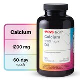 CVS Health Calcium + Vitamin D3 Softgels, 120 CT, thumbnail image 1 of 9