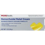 CVS Health Maximum Strength Hemorrhoidal Relief Cream, thumbnail image 1 of 4