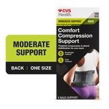 CVS Health Moderate Support Back Comfort Compression Support, thumbnail image 1 of 8