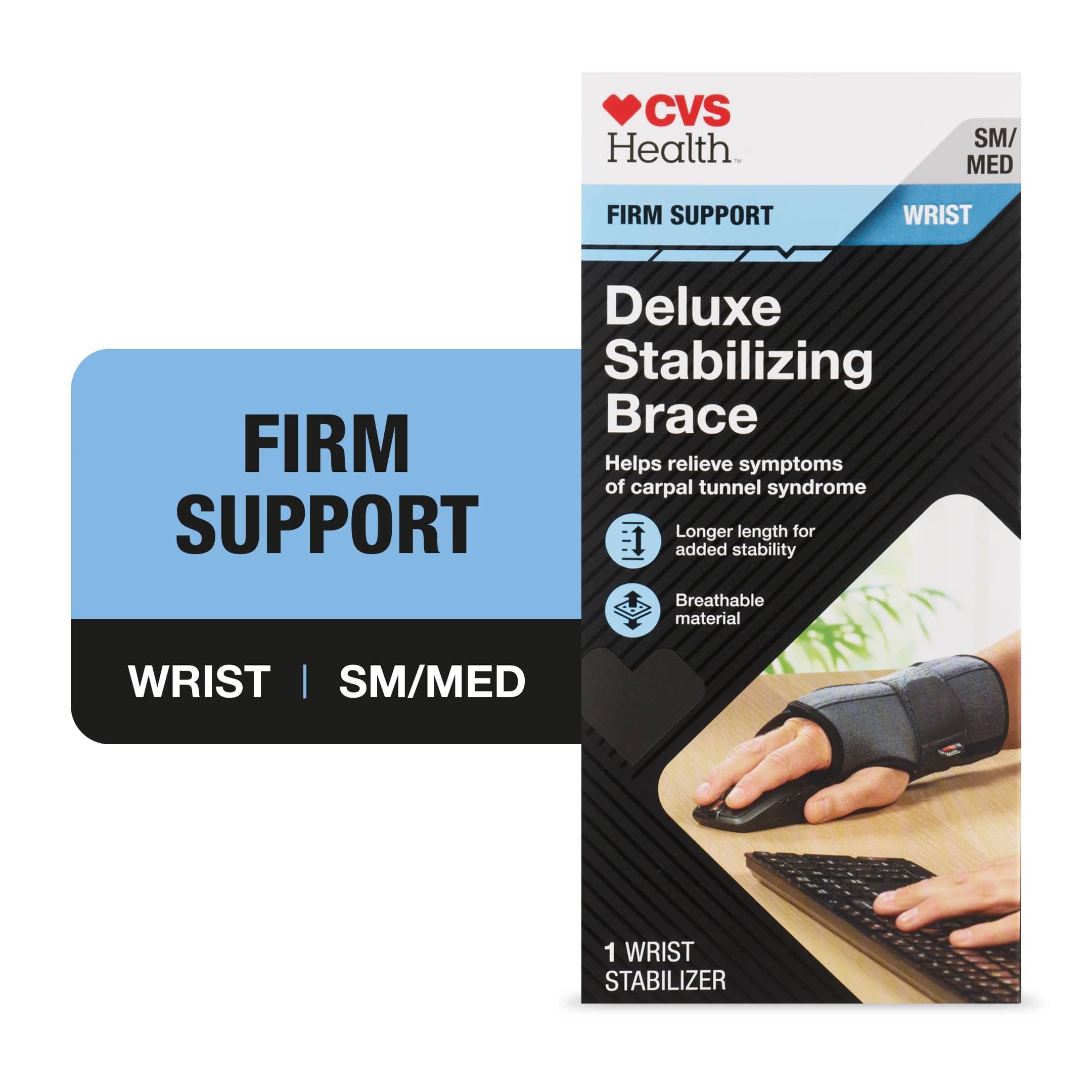 CVS Health Firm Support Deluxe Stabilizing Wrist Brace