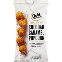 Gold Emblem Gourmet Cheddar Caramel Popcorn, 7 oz