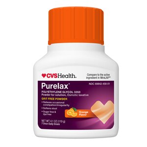 CVS Health Purelax Powder, Orange, 4.1 Oz