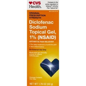 CVS Health - Gel tópico con diclofenac sódico, 1% (NSAID), analgésico para la artritis
