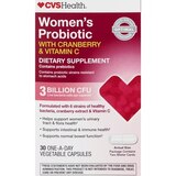 CVS Health Women's Probiotic With Cranberry & Vitamin C Capsules, 30 CT, thumbnail image 1 of 5