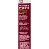 CVS Health Women's Probiotic With Cranberry & Vitamin C Capsules, 30 CT, thumbnail image 4 of 5