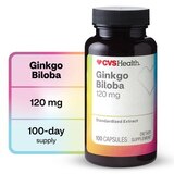 CVS Health Gingko Biloba Capsules, 100 CT, thumbnail image 1 of 10