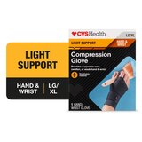 CVS Health Light Support Compression Glove, thumbnail image 1 of 9