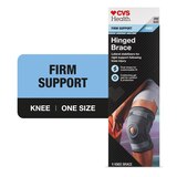 CVS Health Firm Support Hinged Knee Brace, thumbnail image 1 of 10