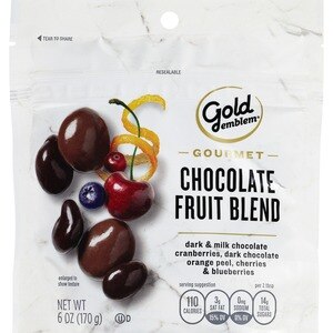 Gold Emblem Gourmet Chocolate Fruit Blend, 6 OZ