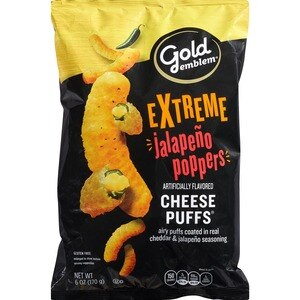 Gold Emblem Extreme Jalapeno Poppers Cheese Puffs, 6 oz