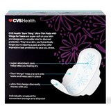 CVS Health Sure Thing Ultra-thin Pads for Teens with wings, Regular, 16 CT, thumbnail image 2 of 6