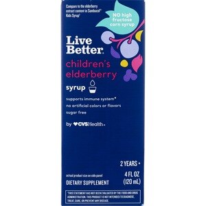 Live Better Children's Elderberry Syrup, 4 OZ