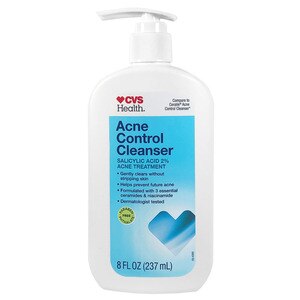 CVS Health Salicylic Acid 2% Acne Control Cleanser, 8 Oz