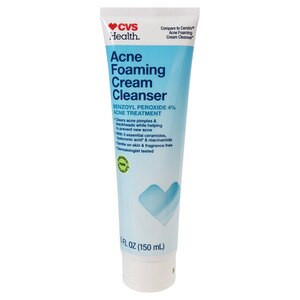 CVS Health Acne Foaming Cream Cleanser, 5 Oz