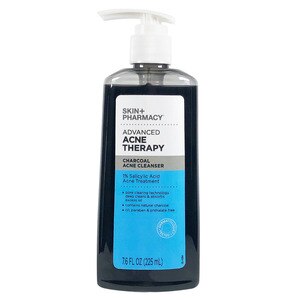 Skin + Pharmacy Advanced Acne Therapy Charcoal Cleanser, 7.6 OZ