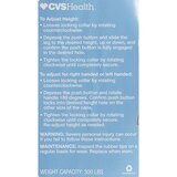 CVS Health Quad Cane Small Base with Foam Grip, thumbnail image 4 of 4