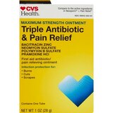 CVS Health Triple Antibiotic & Pain Relief Maximum Strength Ointment, thumbnail image 1 of 7