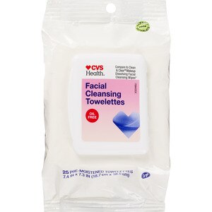 CVS Health - Toallitas de limpieza facial profunda, paquete de 25 u.
