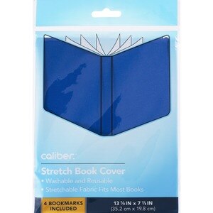 Caliber Stretch Book Cover, One Size Fits All, Assorted , CVS