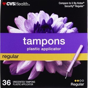 CVS Health - Tampones, sin perfume, Regular