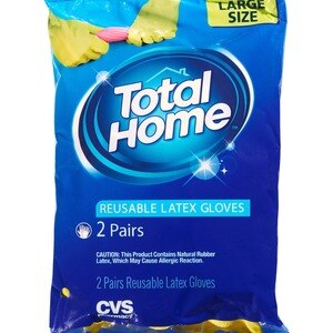 Just The Basics Latex Gloves Large, 2 Ct , CVS