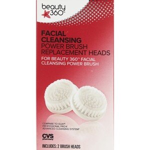 Beauty 360 Facial Cleansing Power Brush Heads, 2 Ct , CVS