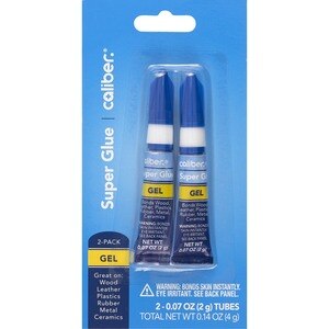 Caliber Super Glue Gel 2-Pack - 0.07 Oz , CVS