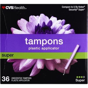  CVS Health Tampons Super Unscented 