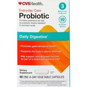 CVS Health - Cápsulas vegetales probióticas
