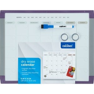 Caliber Dry Erase Calendar 11 X 14 In , CVS