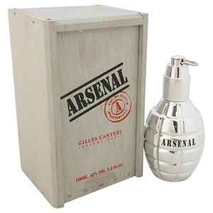 Arsenal Platinum by Gilles Cantuel for Men - 3.4 oz EDP Spray