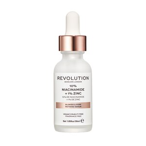 Revolution Skincare Blemish and Pore Refining Serum with 10% Niacinamide + 1% Zinc, 1.01 OZ
