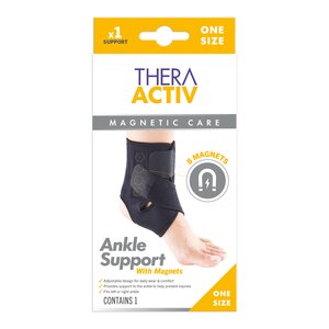 TheraActiv Magnetic Ankle Support - One Size