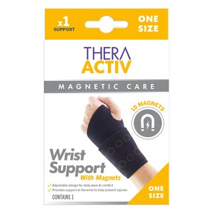 TheraActiv Magnetic Wrist Support - One Size