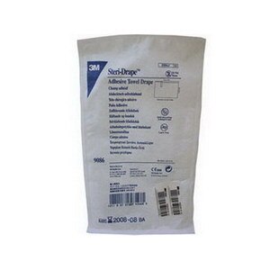 3M Steri-Drape Small Towel Drape with Adhesive Strip 17 in. x 11 in. Clear, 10CT