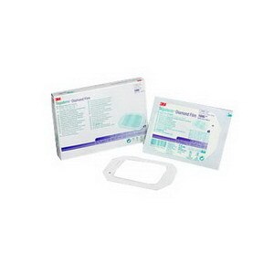 Tegaderm Diamond Pattern Film Dressing 4.75 Length x 4 in. Width, 50CT