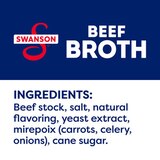 Swanson 100% Natural Beef Broth, Can, 14.5 oz, thumbnail image 5 of 9