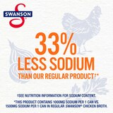 Swanson Natural Goodness 33% Less Sodium Chicken Broth, Can, 14.5 oz, thumbnail image 3 of 9
