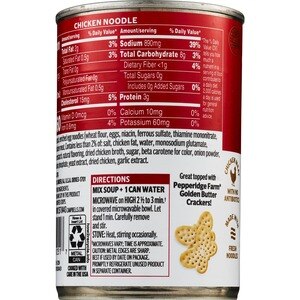 Campbell S Soup Nutrition Chart