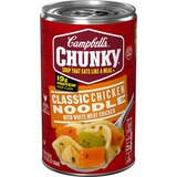 Campbell's Chunky Soup, Classic Chicken Noodle Soup, Can, 18.6 oz, thumbnail image 1 of 9