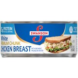 Swanson White Premium Chunk Canned Chicken Breast in Water, Can, 9.75 oz, thumbnail image 4 of 7